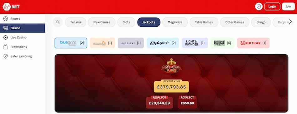 Virgin Bet Casino